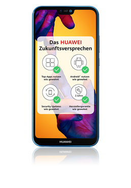 Huawei P20 Lite Dual-Sim 64GB, Klein Blue