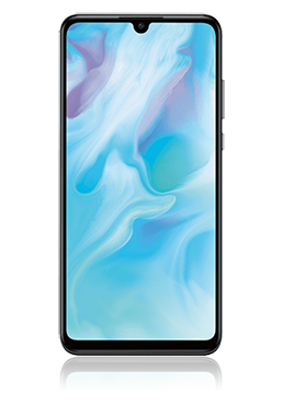 Huawei P30 Lite Dual-Sim 128GB, Black, B-Ware (Akzeptabel)