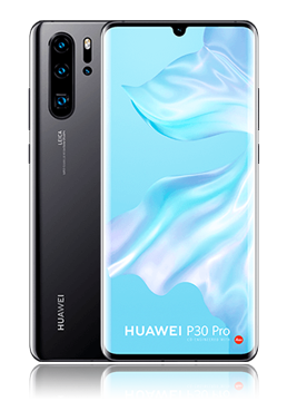 Huawei P30 Pro Dual-Sim 256GB, Black, B-Ware (Gut)