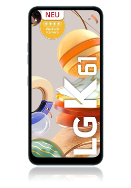 LG K61 Dual-SIM 128GB, White