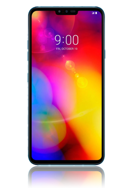 LG V40 ThinQ 128GB, moroccan blue, B-Ware (Gut)