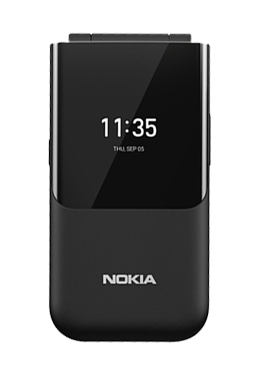 Nokia 2720 Flip Dual-Sim Black, 4GB