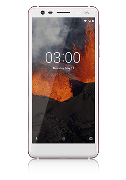 Nokia 3.1 (2018) Hybrid-Dual-SIM 16GB, White Iron