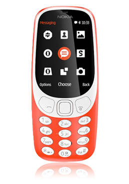 Nokia 3310 red