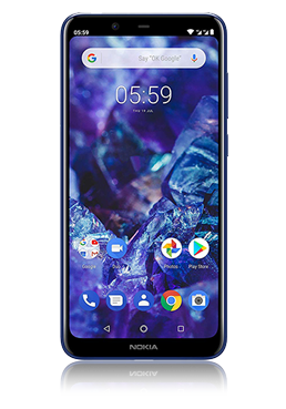 Nokia 5.1 Plus Dual-SIM 32GB, Blue, B-Ware (Gut) - OVP fehlt