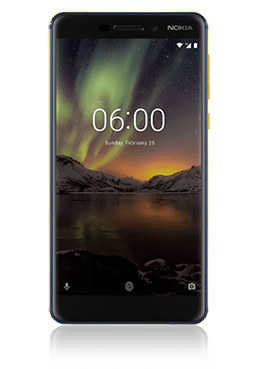 Nokia 6.1 (2018) Hybrid-Dual-SIM 32GB, Blue-Gold
