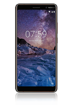 Nokia 7 Plus, Hybrid-Dual-Sim 64GB, White Copper