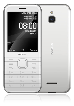 Nokia 8000 4G 4GB, Opal white