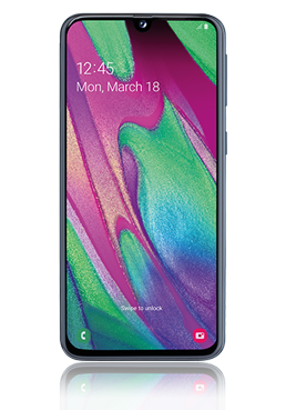 Samsung Galaxy A40 Dual SIM 64GB, Black, A405F, EU-Ware