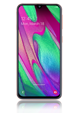Samsung Galaxy A40 Dual SIM 64GB, Coral, A405F, EU-Ware, B-Ware (Schlecht)