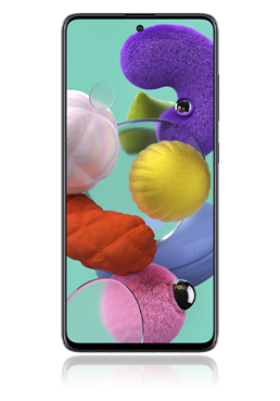 Samsung Galaxy A51 Dual SIM 128GB, Prism Crush Black, A515F, B-Ware (Gut / B-Grade)