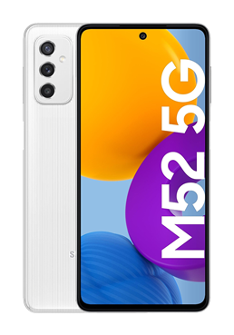 Samsung Galaxy M52 5G Dual SIM 128GB, White, M526, EU-Ware