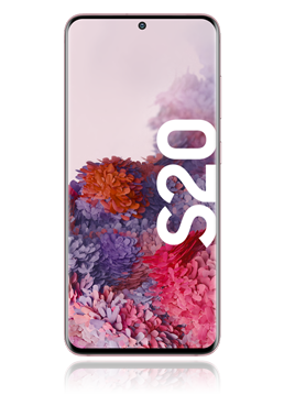 Samsung Galaxy S20, Dual SIM 128GB, Pink, G980, B-Ware (Wie neu)