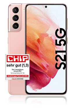 Samsung Galaxy S21 5G, Dual SIM 128GB, Phantom Pink, G991, B-Ware (Sehr Gut/A-Grade)