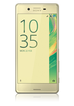 Sony Xperia X 32GB, lime-gold