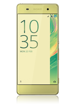 Sony Xperia XA 16GB, lime-gold
